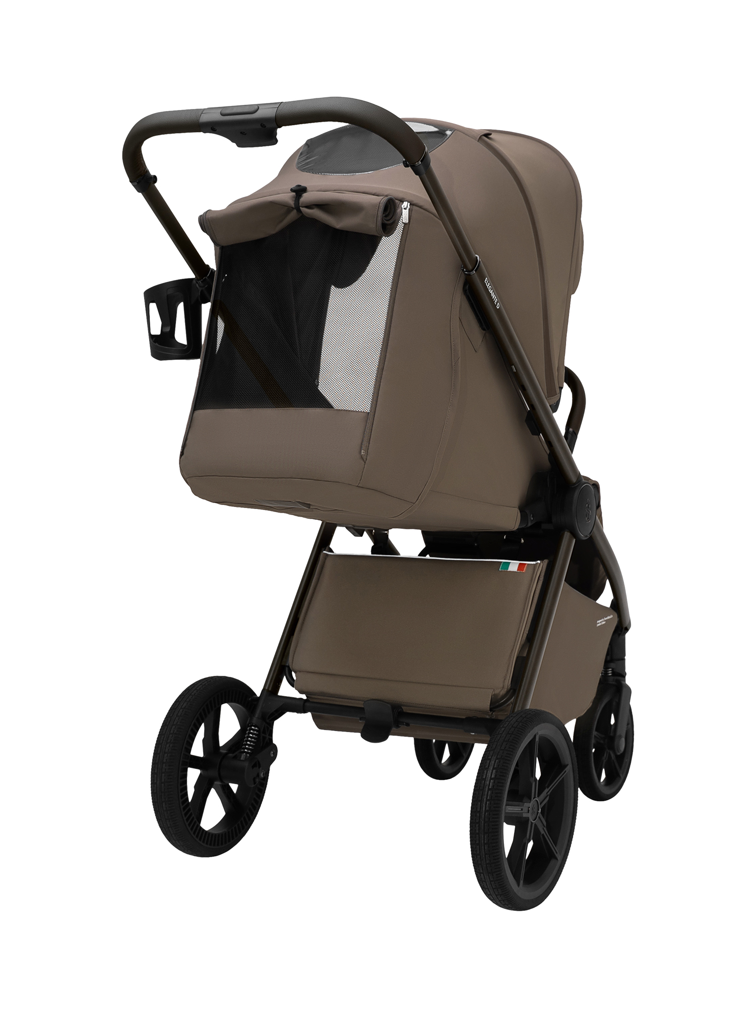 Коляска прогулочная Sweet Baby Elegante D Dark Beige бежевый - фото 24