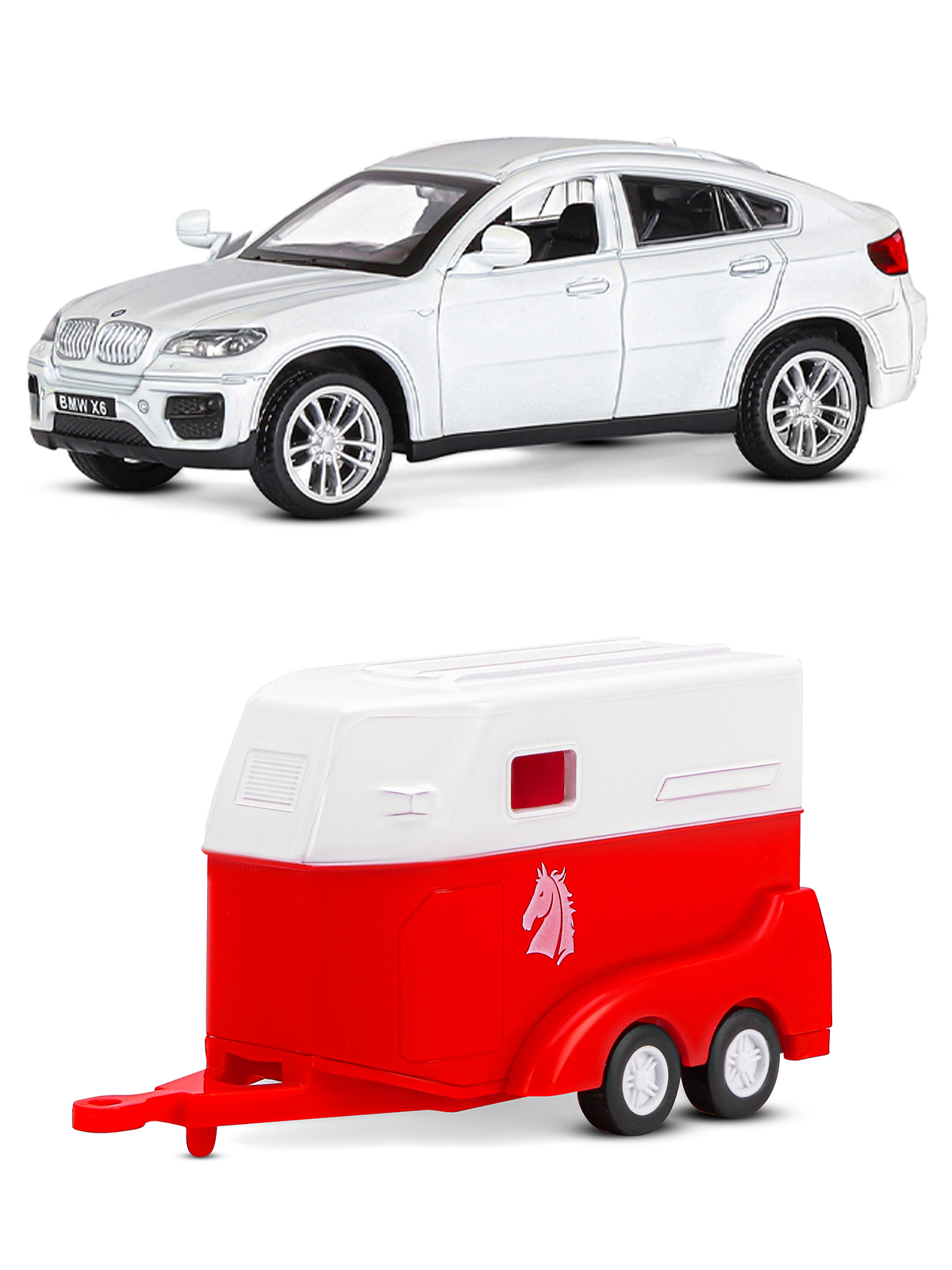 Внедорожник АВТОпанорама BMW X6 1:42 JB1251175 - фото 10