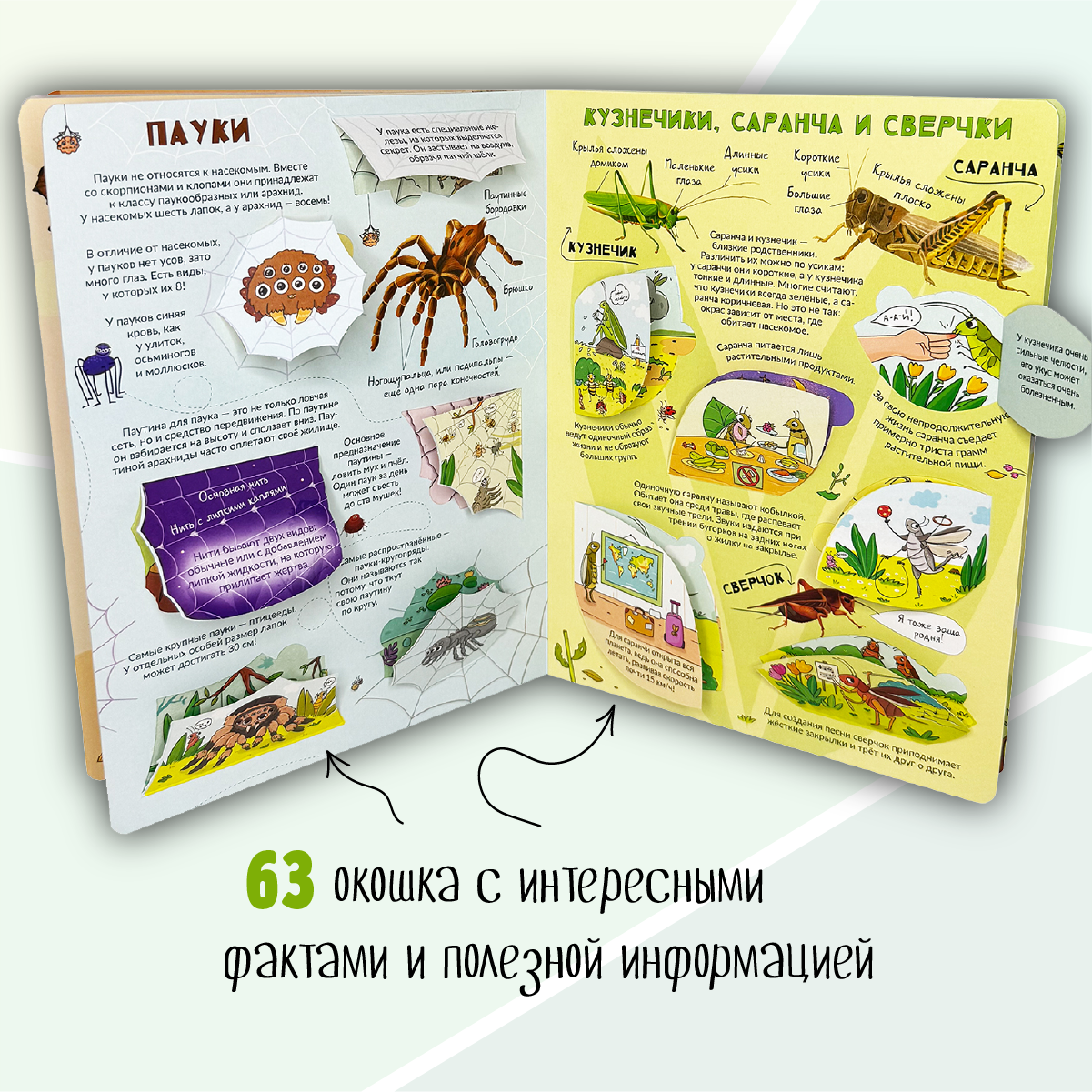 Энциклопедия с окошками БимБиМон Книга детская энциклопедия с окошками Виммельбух - фото 4