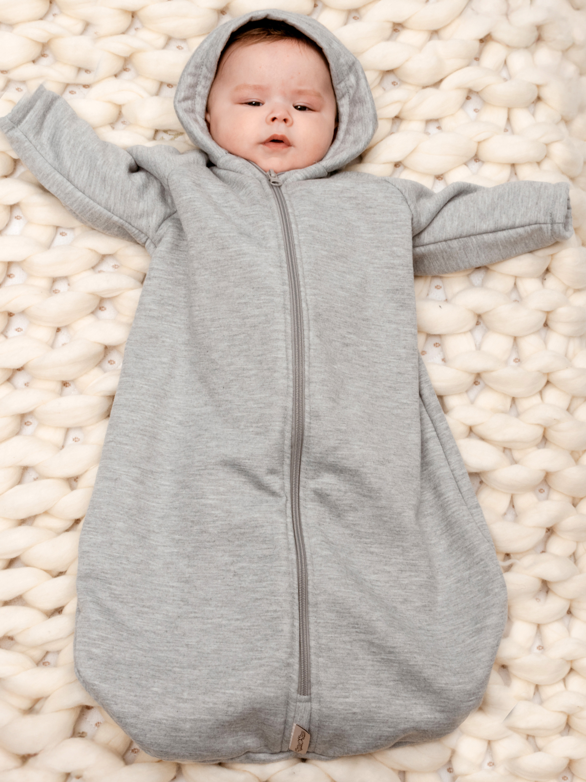 Конверт на выписку Чудо-Чадо серый - фото 5