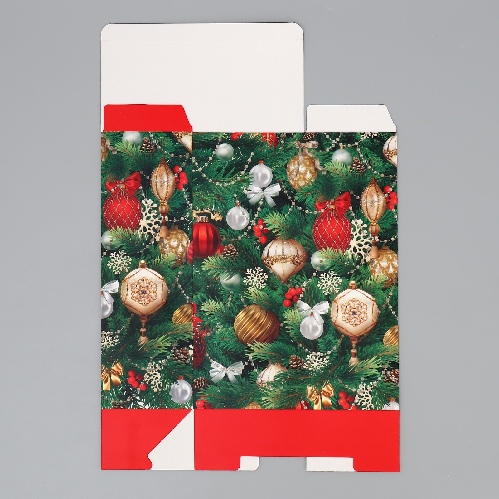 Коробка складная Дарите Счастье "С Новым годом", елочные игрушки, 22 х 30 х 10 см - фото 7