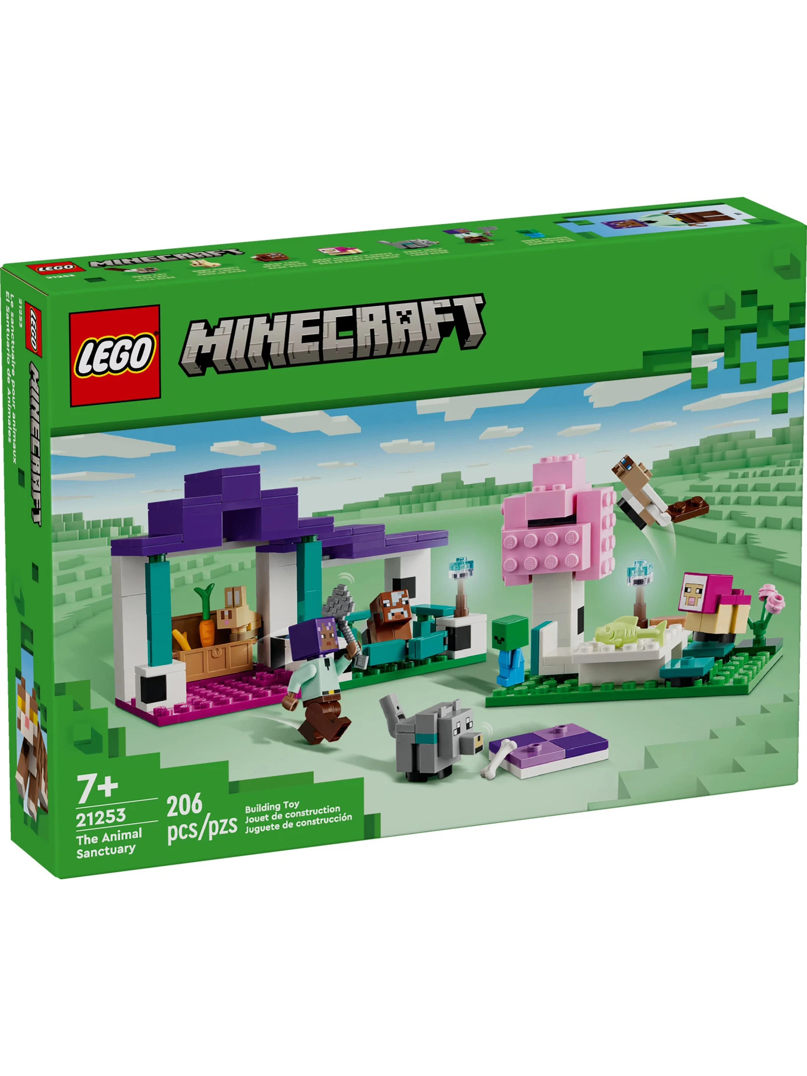 Конструктор LEGO Minecraft Приют для животных 206 дет. - фото 1