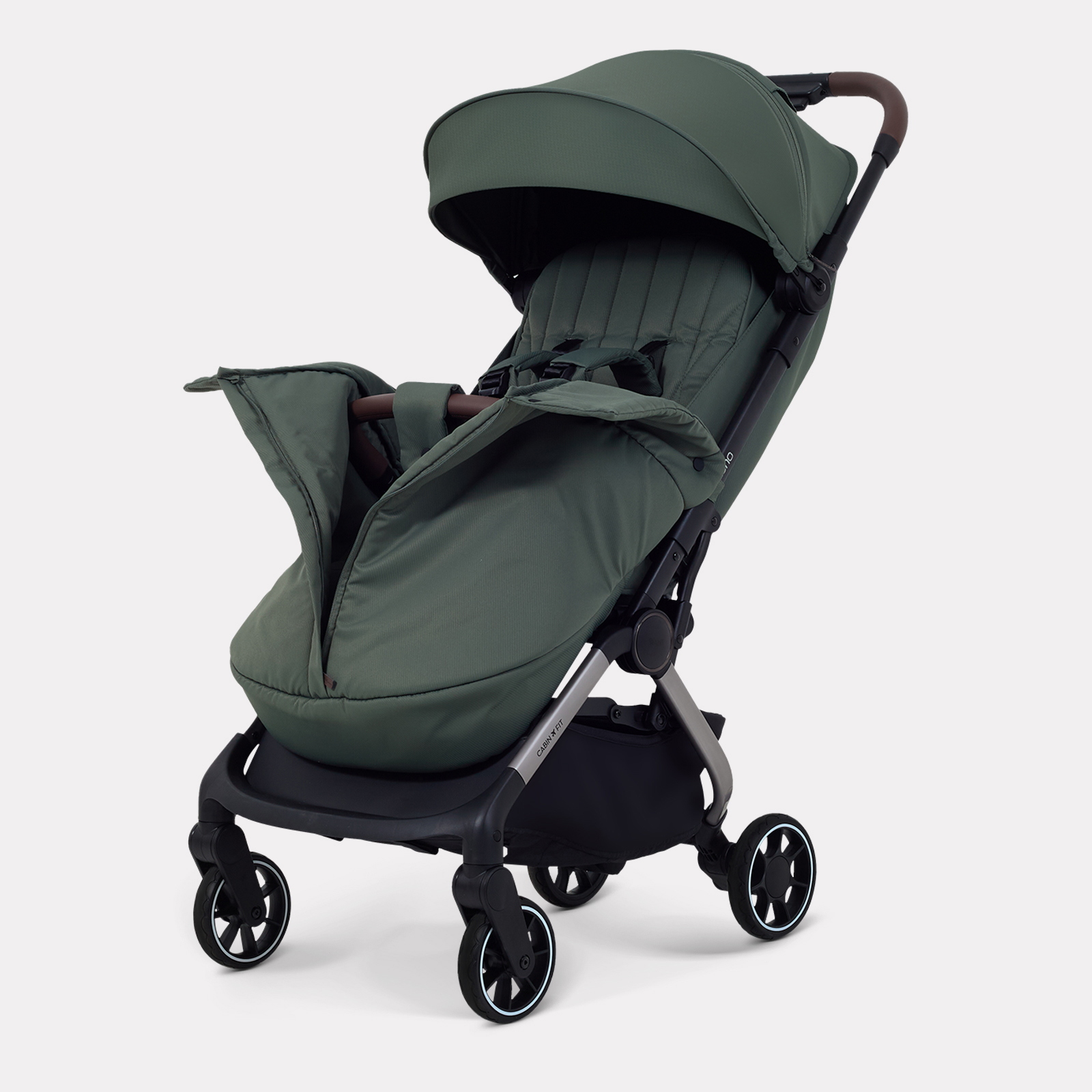 Коляска прогулочная Rant Zeno зеленый - фото 4