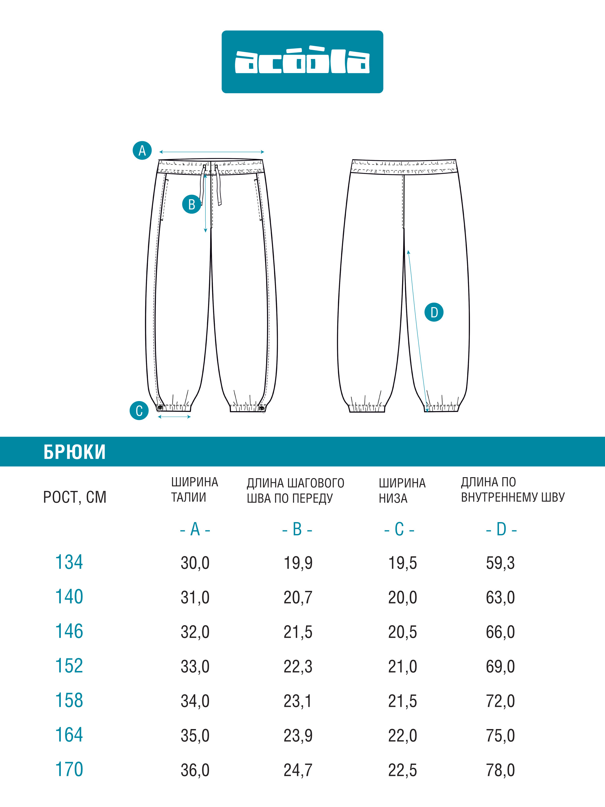 Брюки Acoola 20110460121_0093166 - фото 5