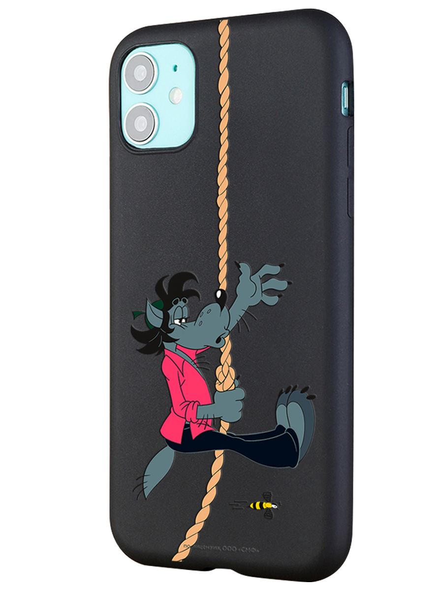 Силиконовый чехол Mcover для смартфона Apple iPhone 11 Союзмультфильм Полет волка - фото 1