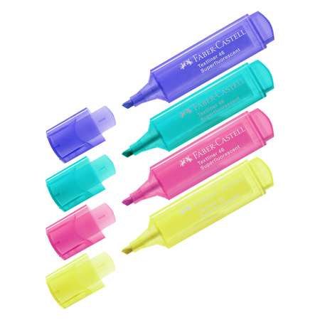 Текстовыделители Faber Castell 4 цв.
