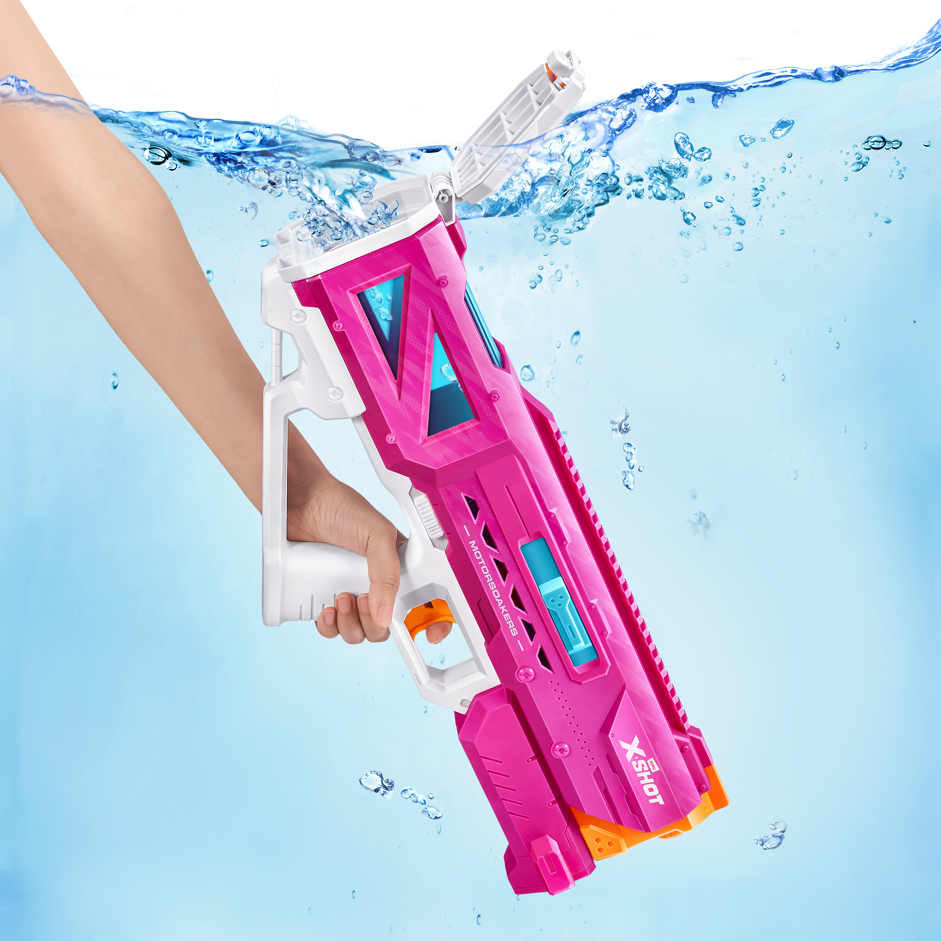Бластер водный Zuru XSHOT Fast Fill Water Гидра Пульс с моторчиком - фото 5