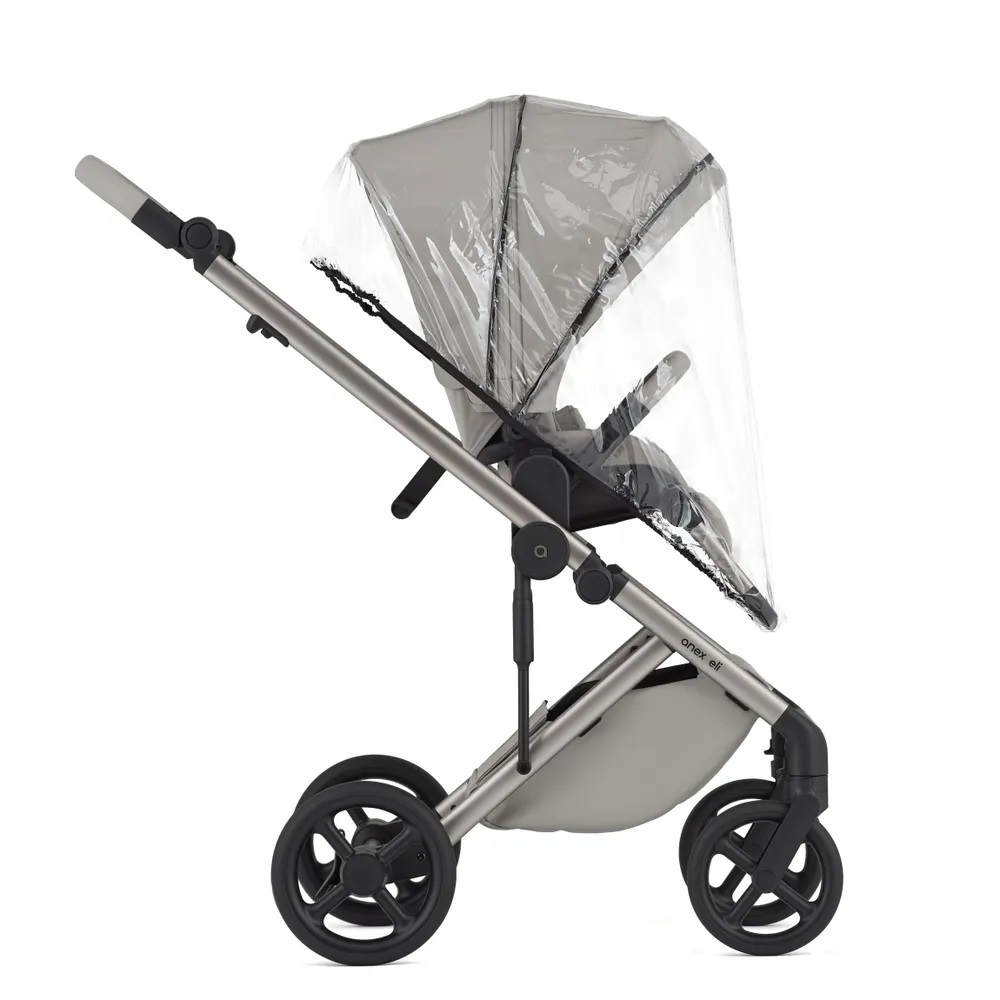 Коляска 2в1 Anex Eli серебряный - фото 5