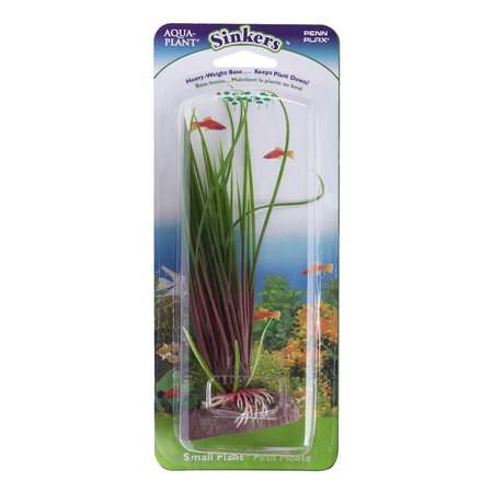 Растение PennPlax Hairgrass с грузом 18см Зеленое P16SH