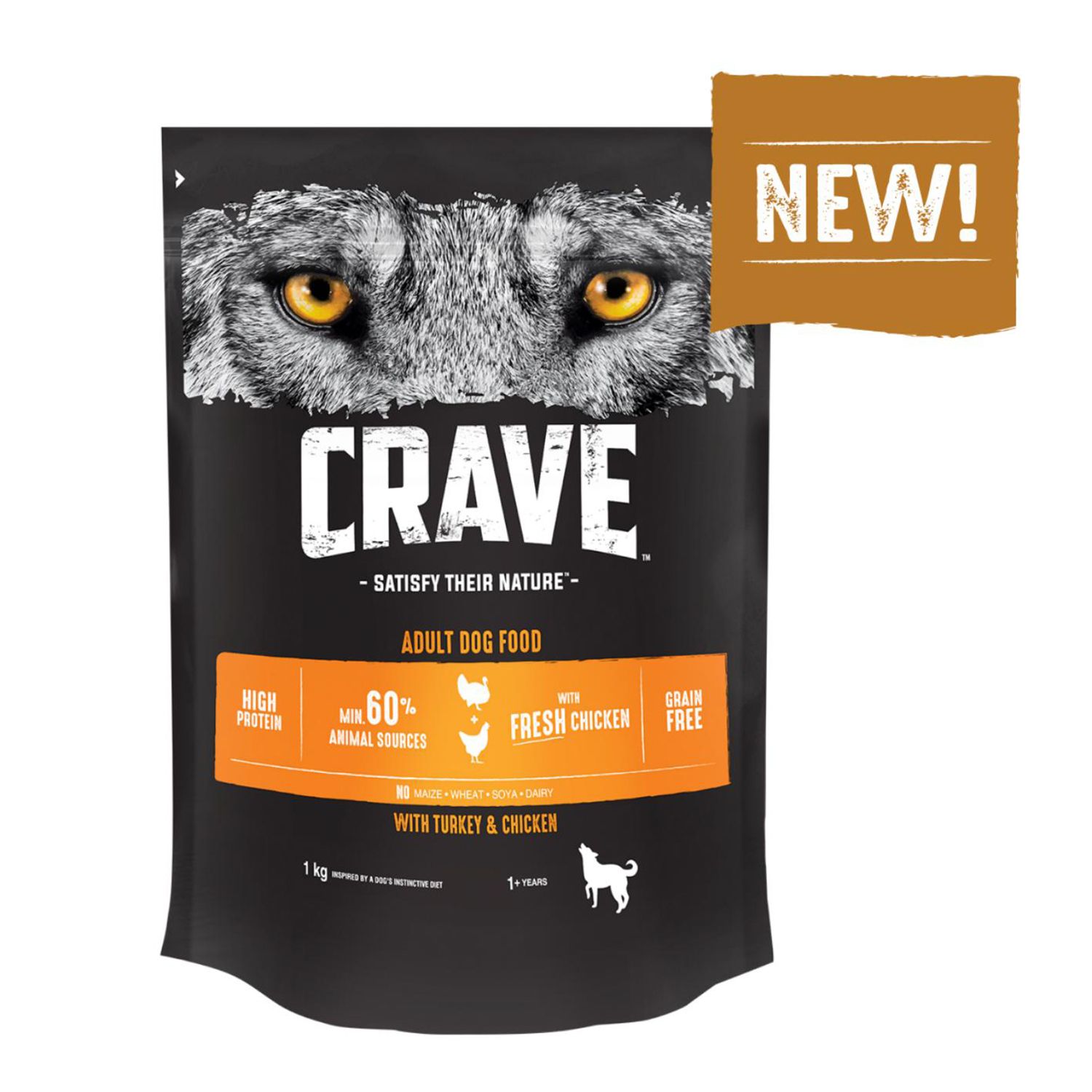 Корм для собак Crave курица-индейка 1кг - фото 2