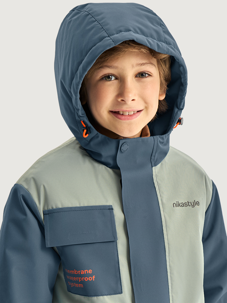 Куртка NIKASTYLE 4м5326 деним/фисташка - фото 7