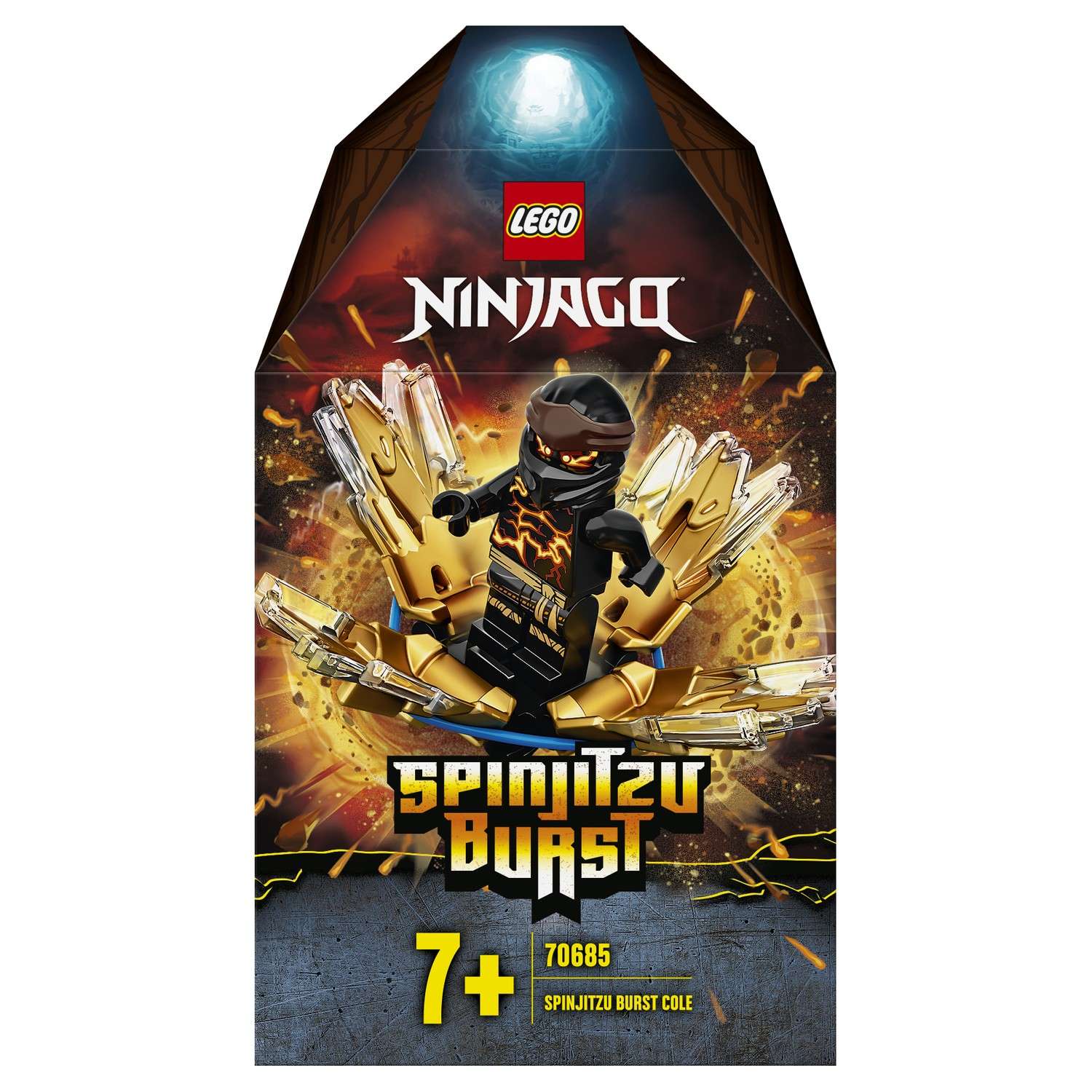 Конструктор LEGO NINJAGO Шквал Кружитцу-Коул блочный - фото 2