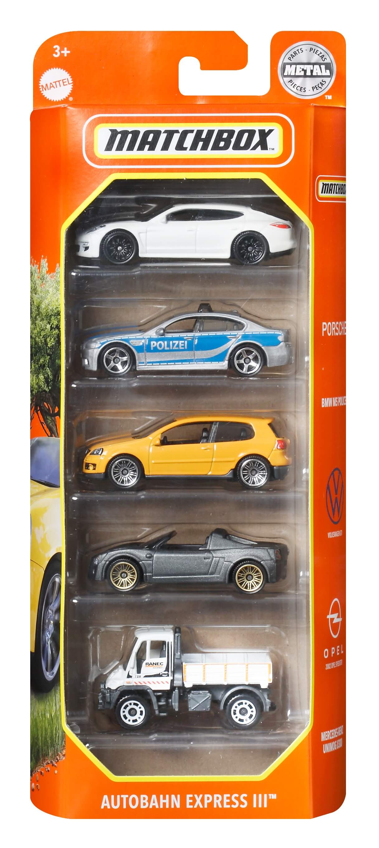 Игровой набор Matchbox Autobahn Express 5шт C1817 - фото 1