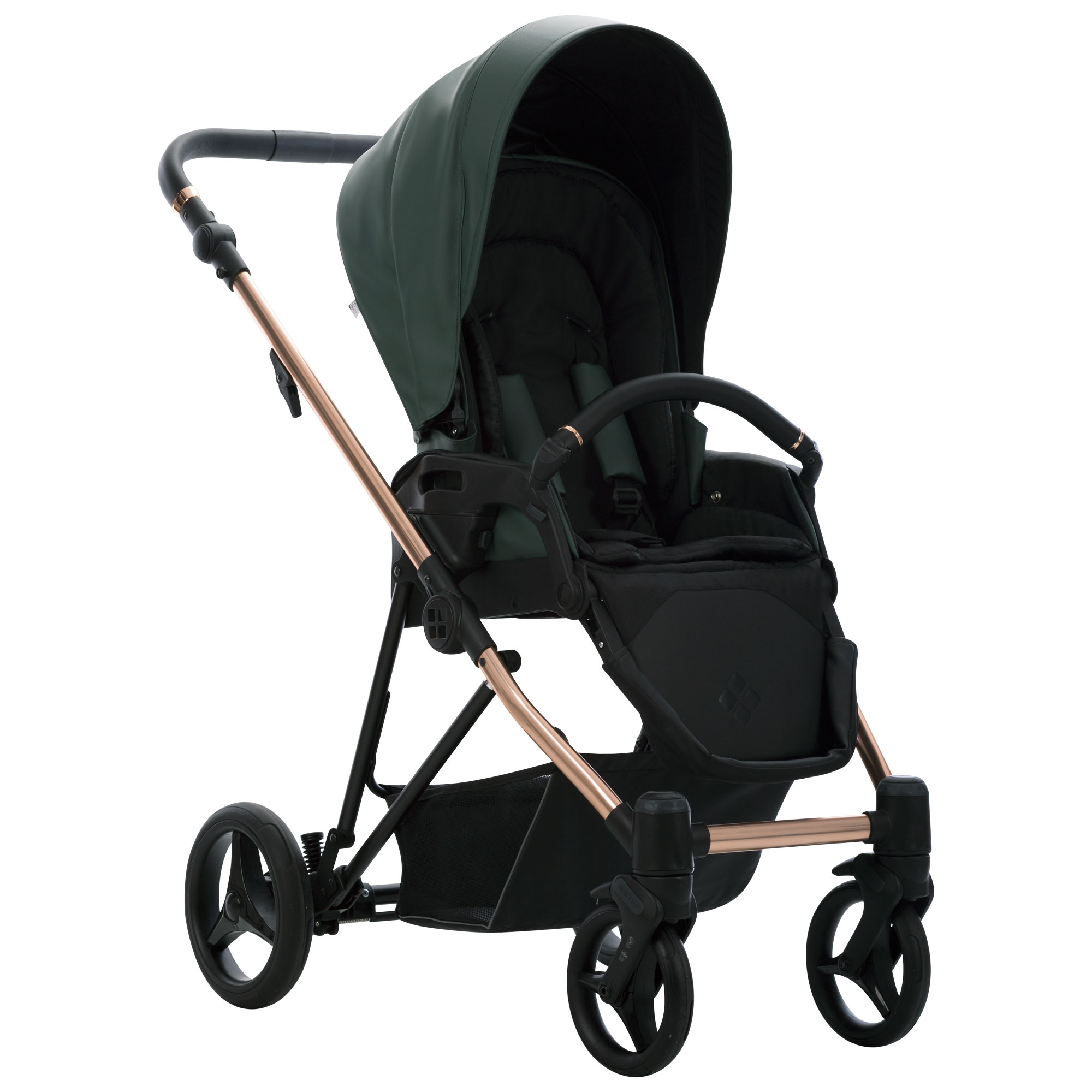 Коляска 2в1 Bebetto Yoddi Premium Class зеленый - фото 5