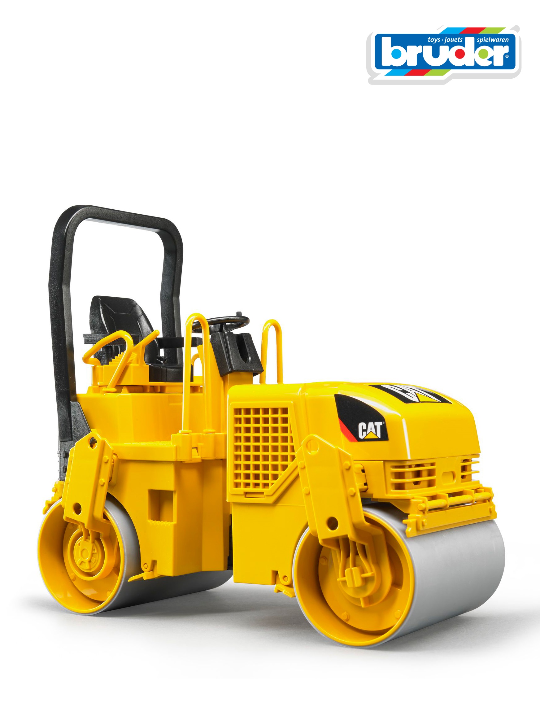 Каток Bruder CAT Двухвальцовый 02-433 - фото 1