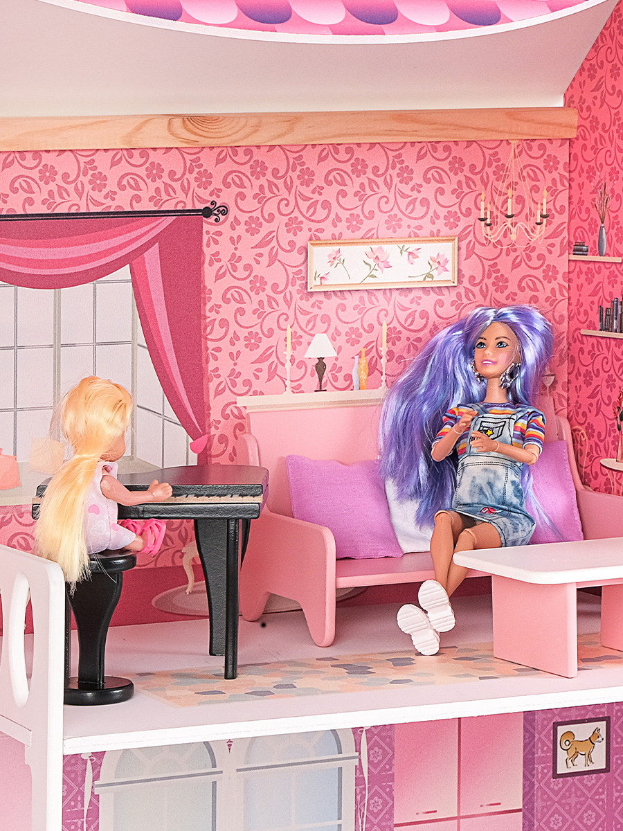 Домик для кукол PAREMO 105 см с мебелью PD318-03 - фото 13