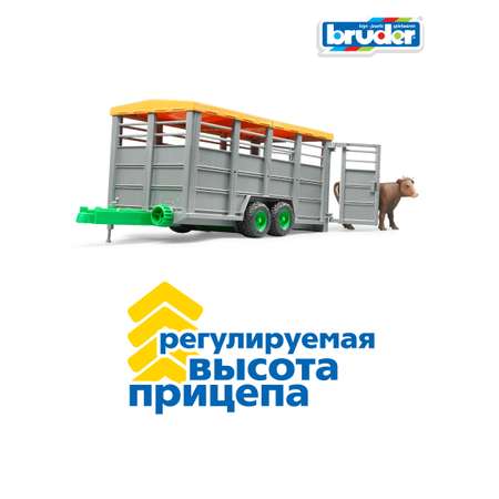 Прицеп Bruder для перевозки животных 1:16