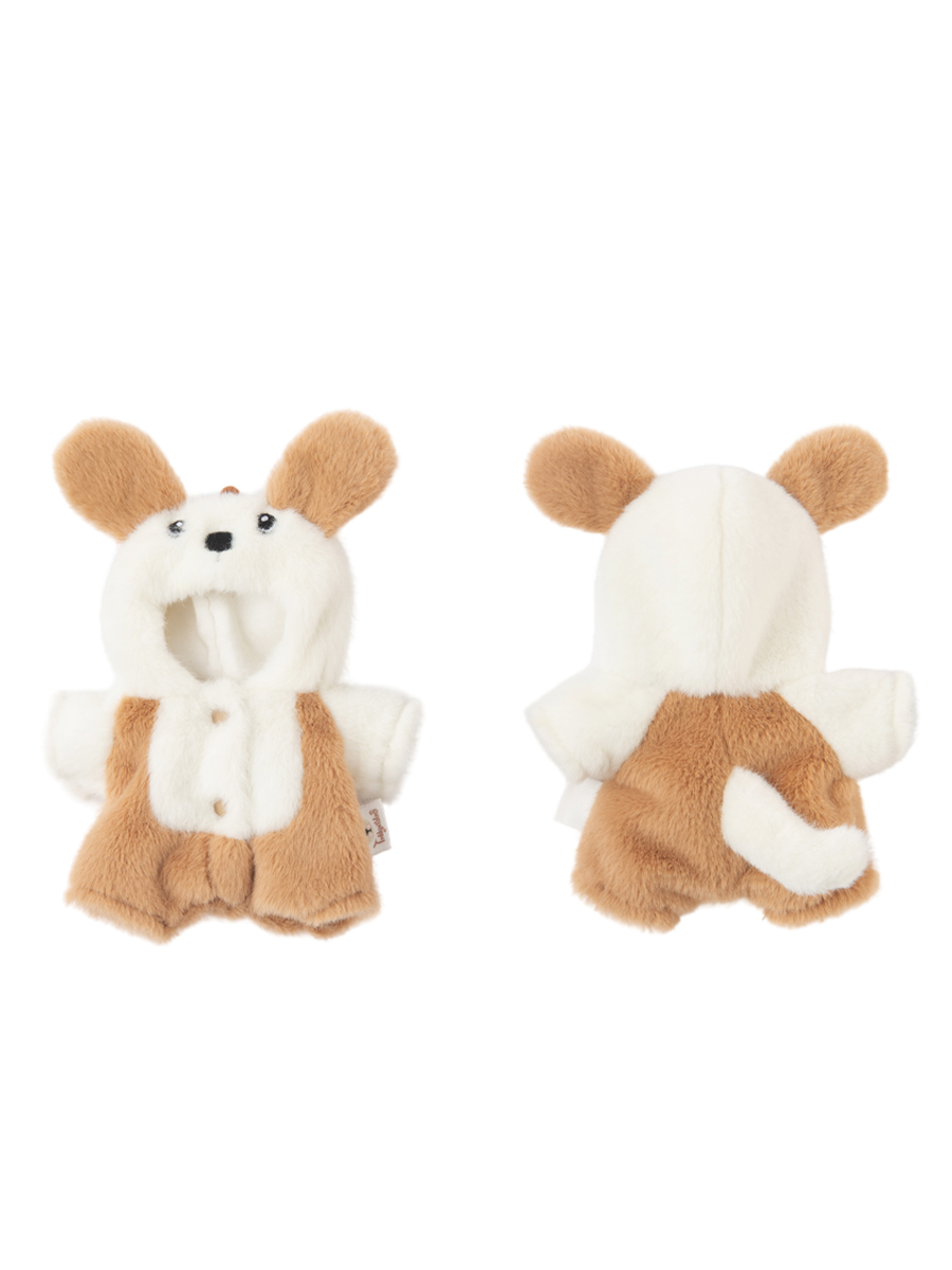 Мягкая игрушка TeddyTales Медведь костюм Щенка брелок XS - фото 5
