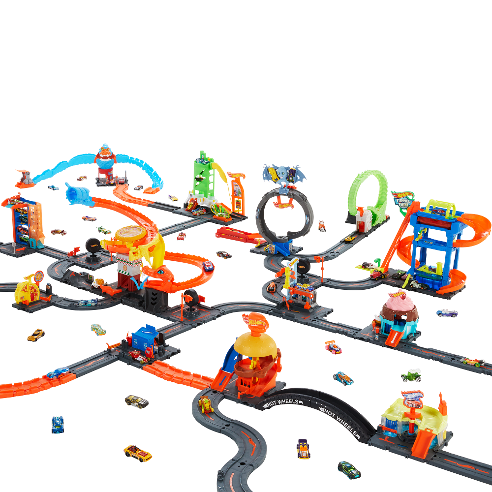 Трек Hot Wheels City Bat Loop Attack HTN78 - фото 4