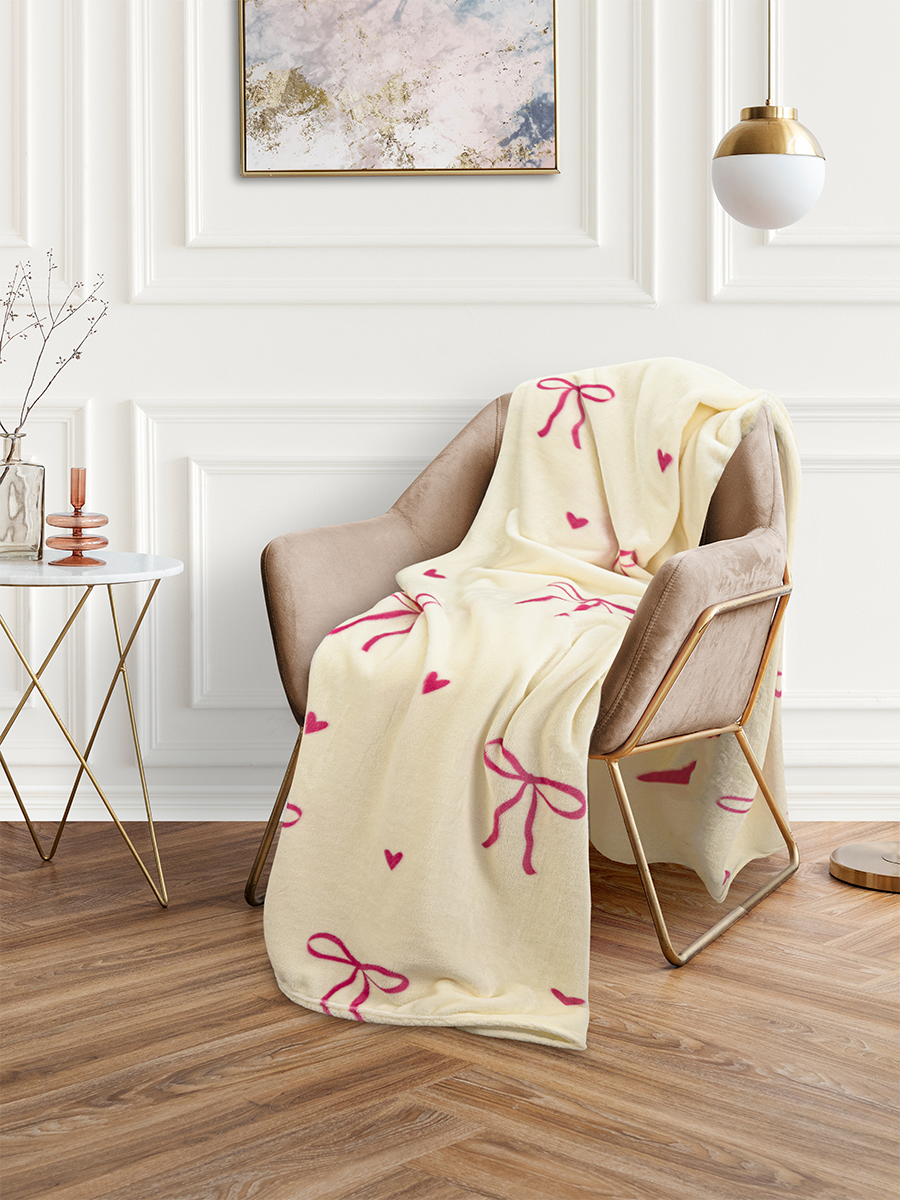 Покрывало BRAVO Бантики 150 x 200 см велсофт - фото 7