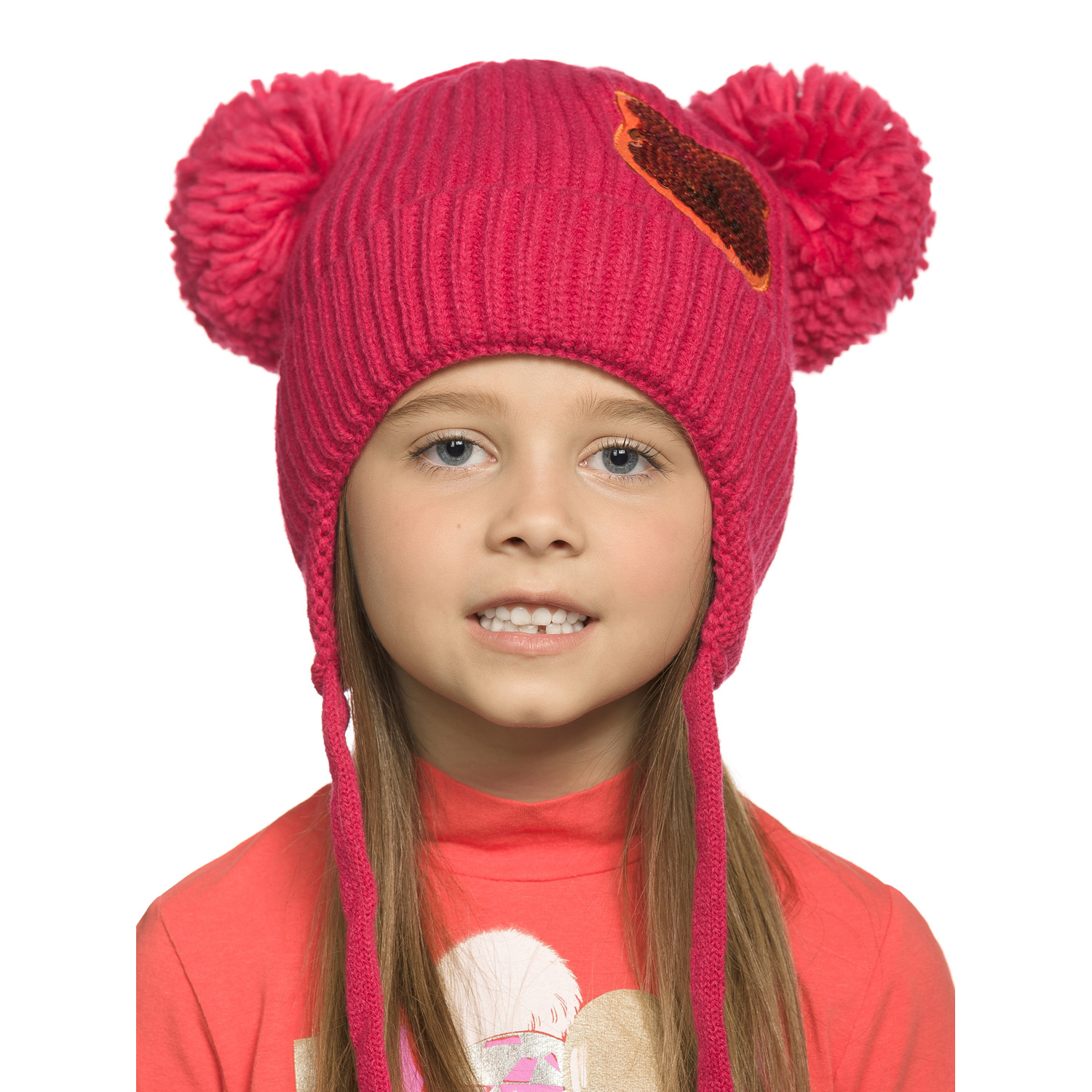 Шапка Pelican GKQX3253/Малиновый(25) - фото 1