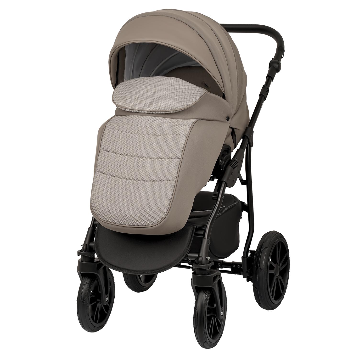 Коляска 2в1 Indigo Indigo (05) коричневый - фото 9