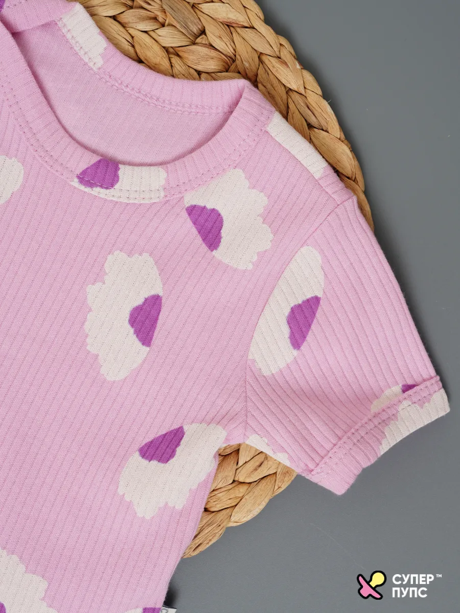 Футболка 4 шт Супер Пупс нбр/4пр/футб/КН/2026/девочка - фото 11