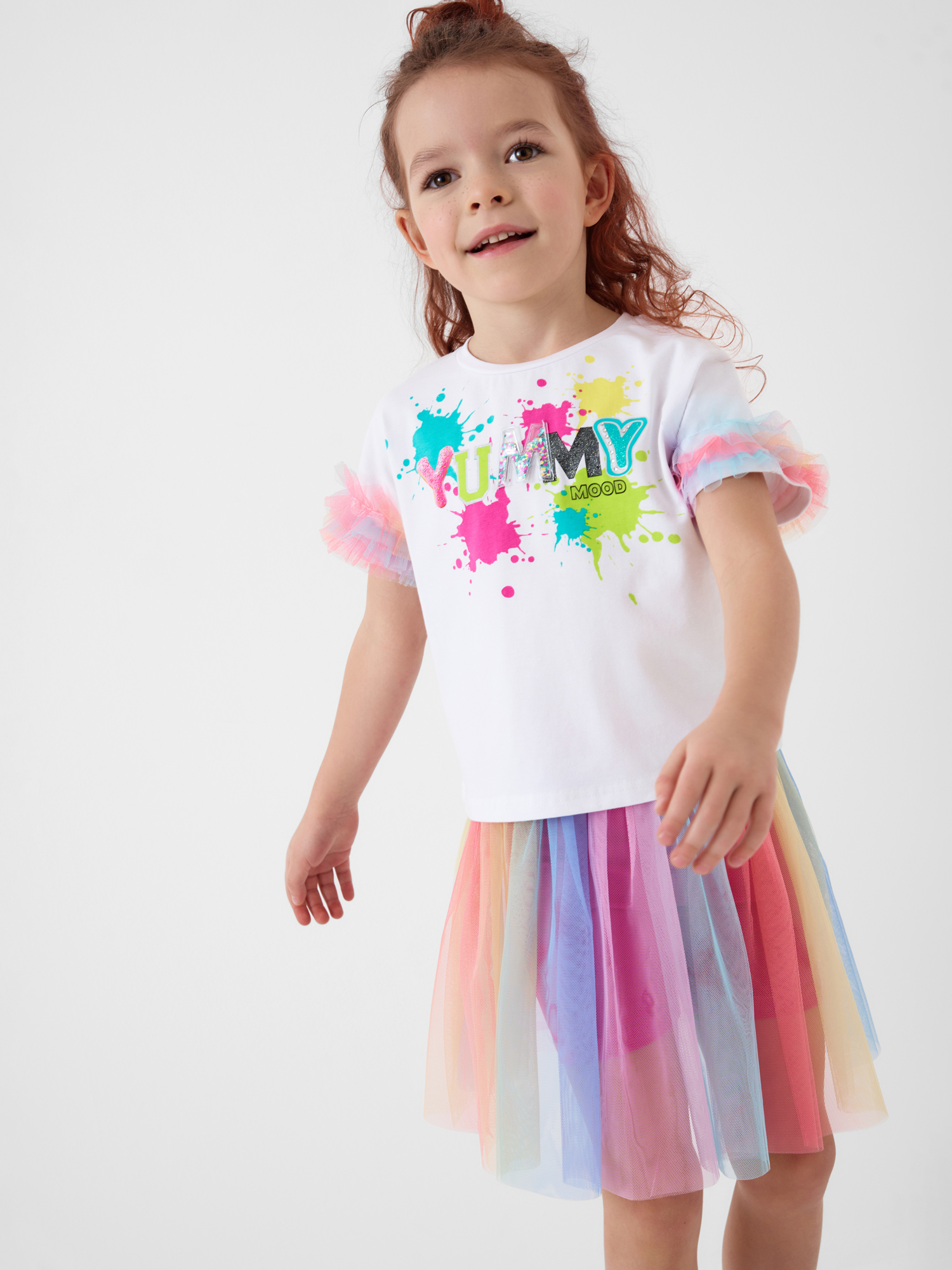 Футболка и юбка-шорты PlayToday 12622419 - фото 6