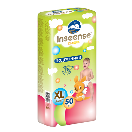 Подгузники INSEENSE XL 50 шт.