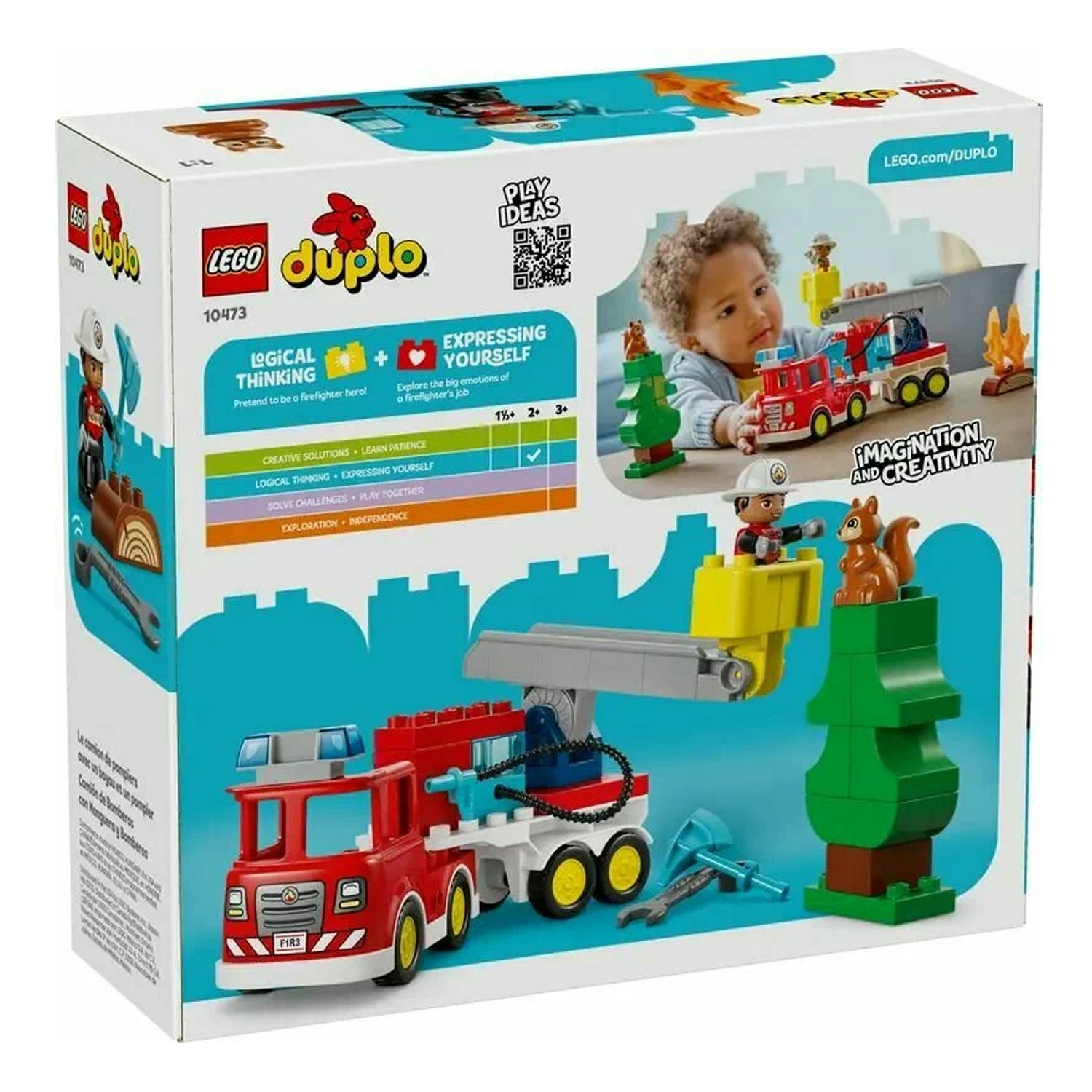 Конструктор LEGO DUPLO Пожарная машина 28 дет. - фото 3