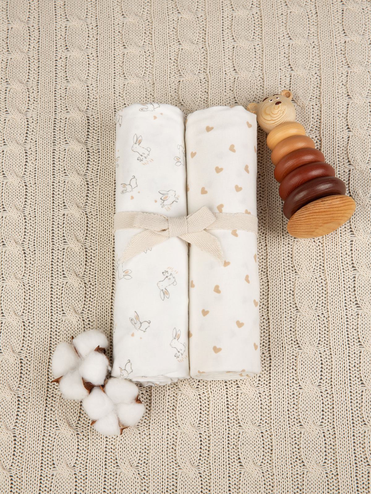 Пелёнка inlovery Легкость трикотаж 90х120 см 2 шт. - фото 14