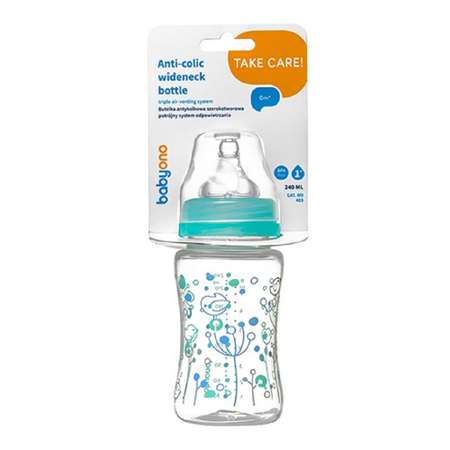 Бутылочка Babyono 240 мл 1 шт. в ассортименте