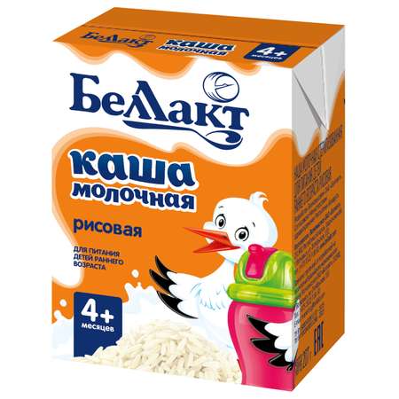 Каша молочная Беллакт рисовая 207г с 4месяцев
