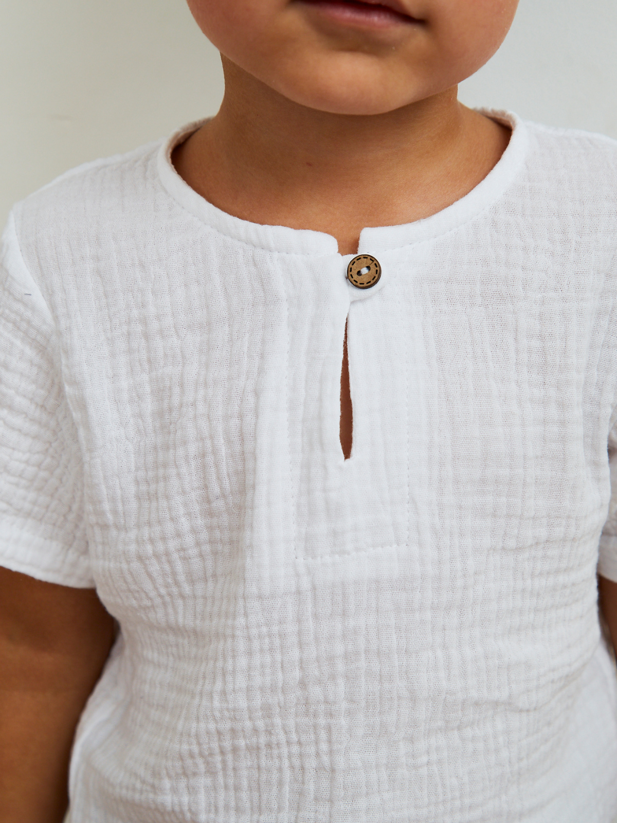 Рубашка MOUN футболка_муслин_белая - фото 9