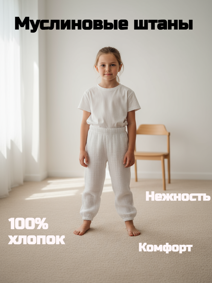 Брюки КВАРК лук 461875161 - фото 2