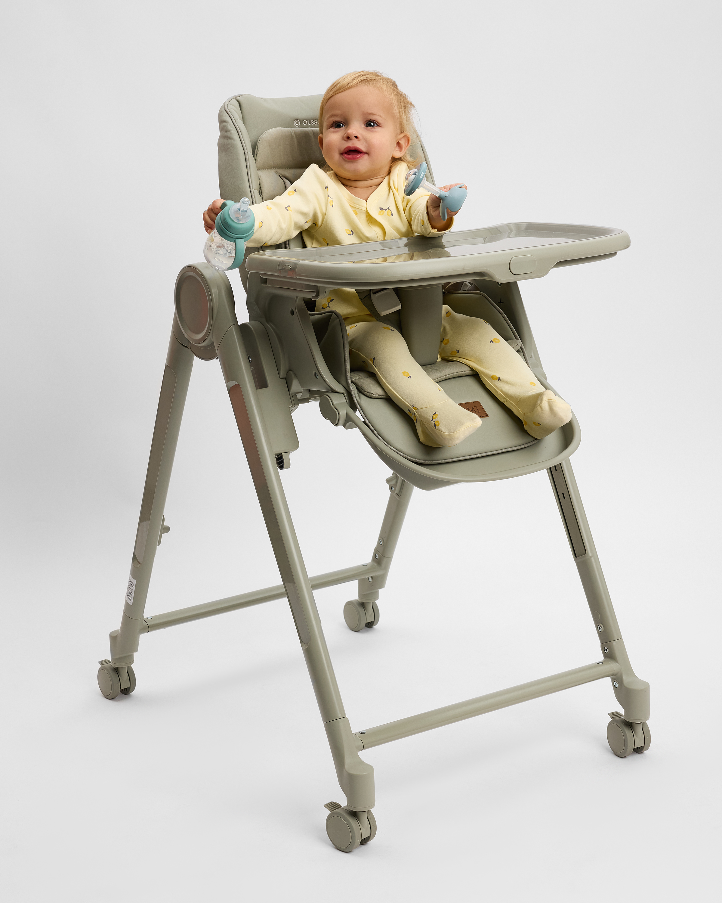 Стульчик для кормления Olsson Lumi хаки - фото 9