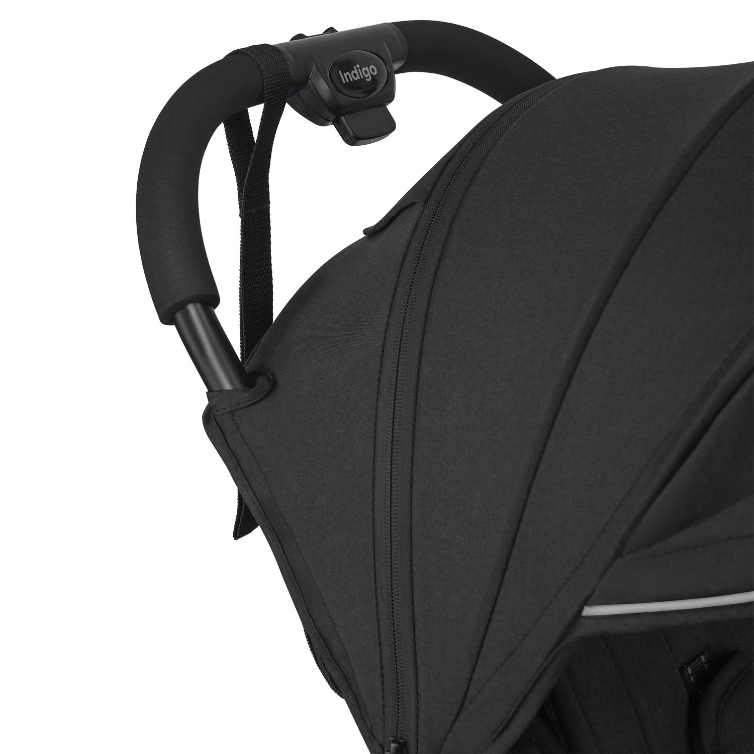 Коляска прогулочная Indigo Trip для путешествий черный - фото 23