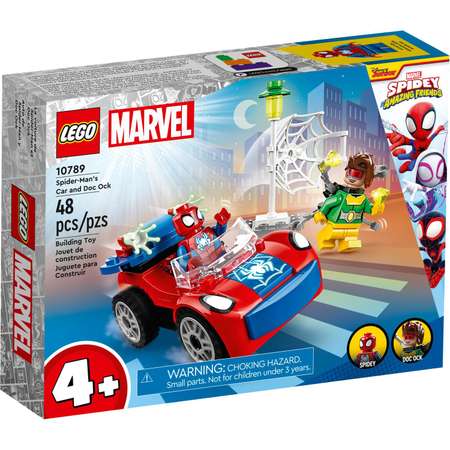 Конструктор LEGO Spidey Spider-Mans Car and Doc Ock блочный