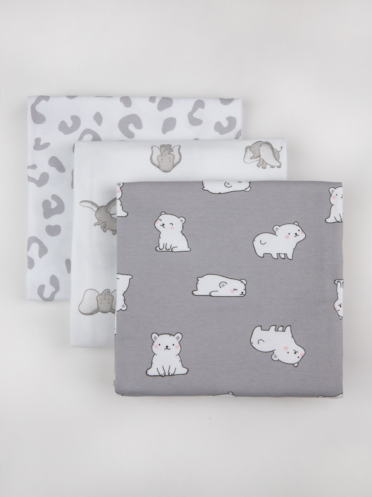 Пелёнка inlovery трикотаж 85х100 см 3 шт. - фото 10