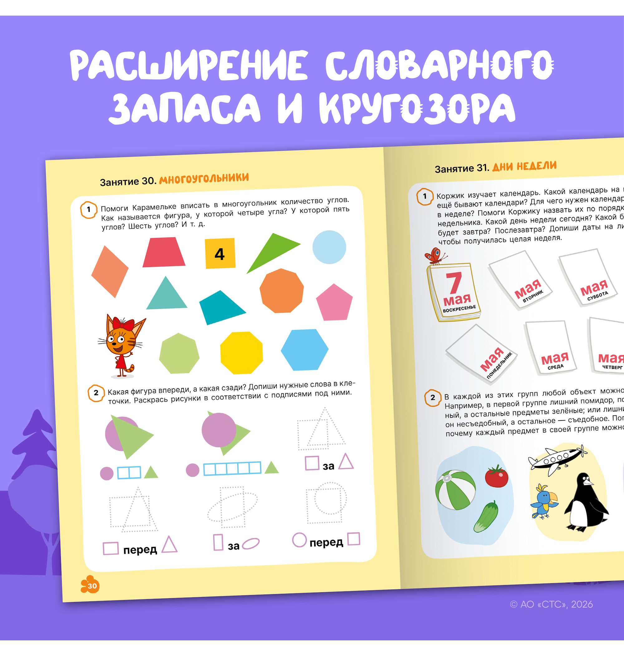 Тетради рабочие МОЗАИКА kids Три кота Логика и счет 6+ - фото 7