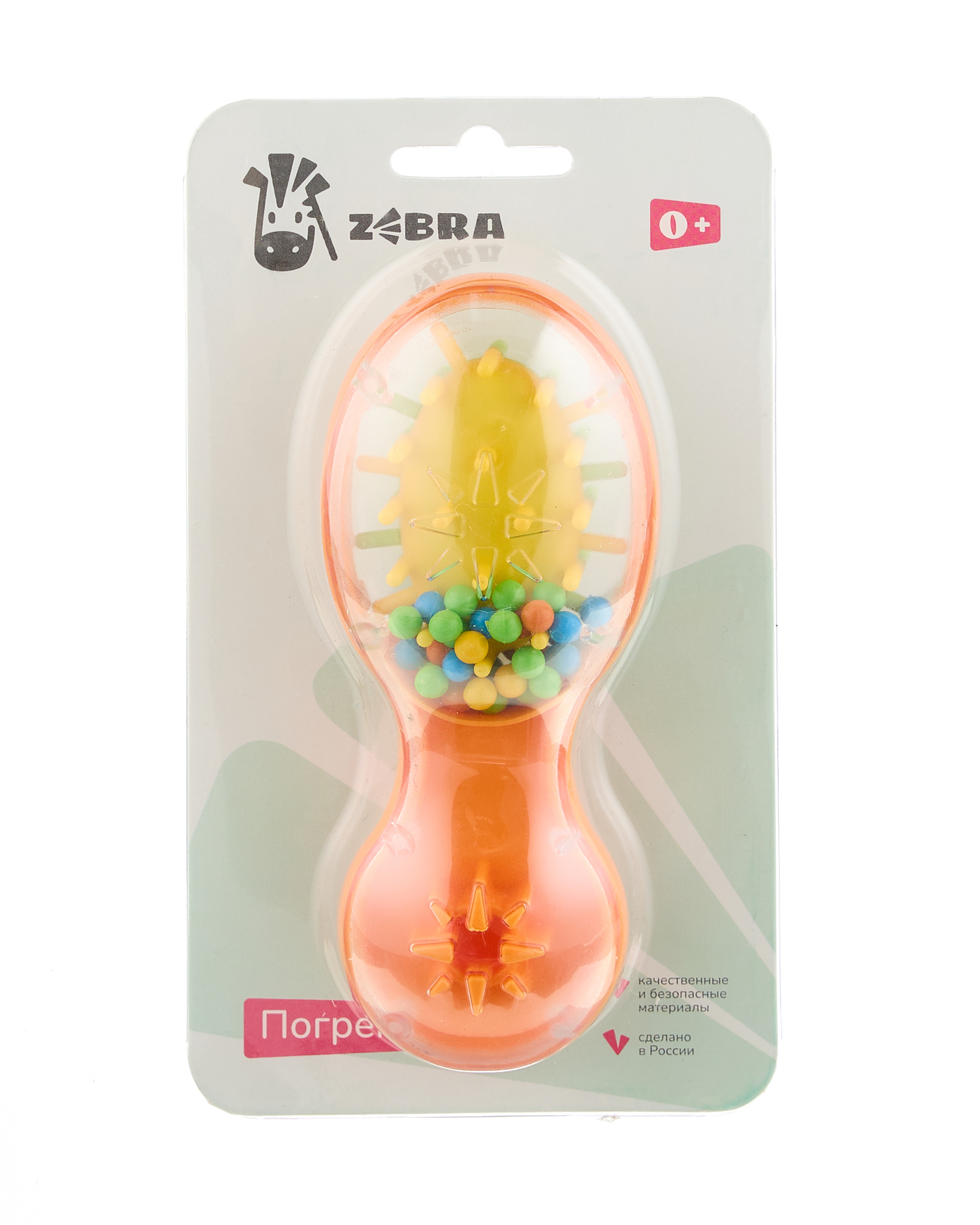 Игрушка ZEBRA погремушка Ежик - фото 1