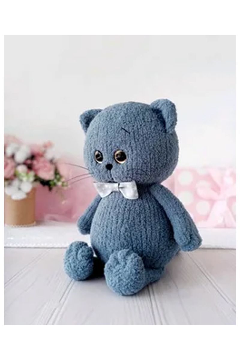 Пряжа для вязания Alize softy 50 гр 115 м микрополиэстер мягкая фантазийная 40 голубой 5 мотков - фото 8