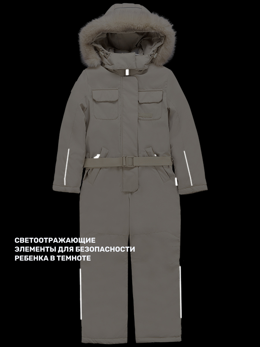 Комбинезон NIKASTYLE 8з6824 беж - фото 13