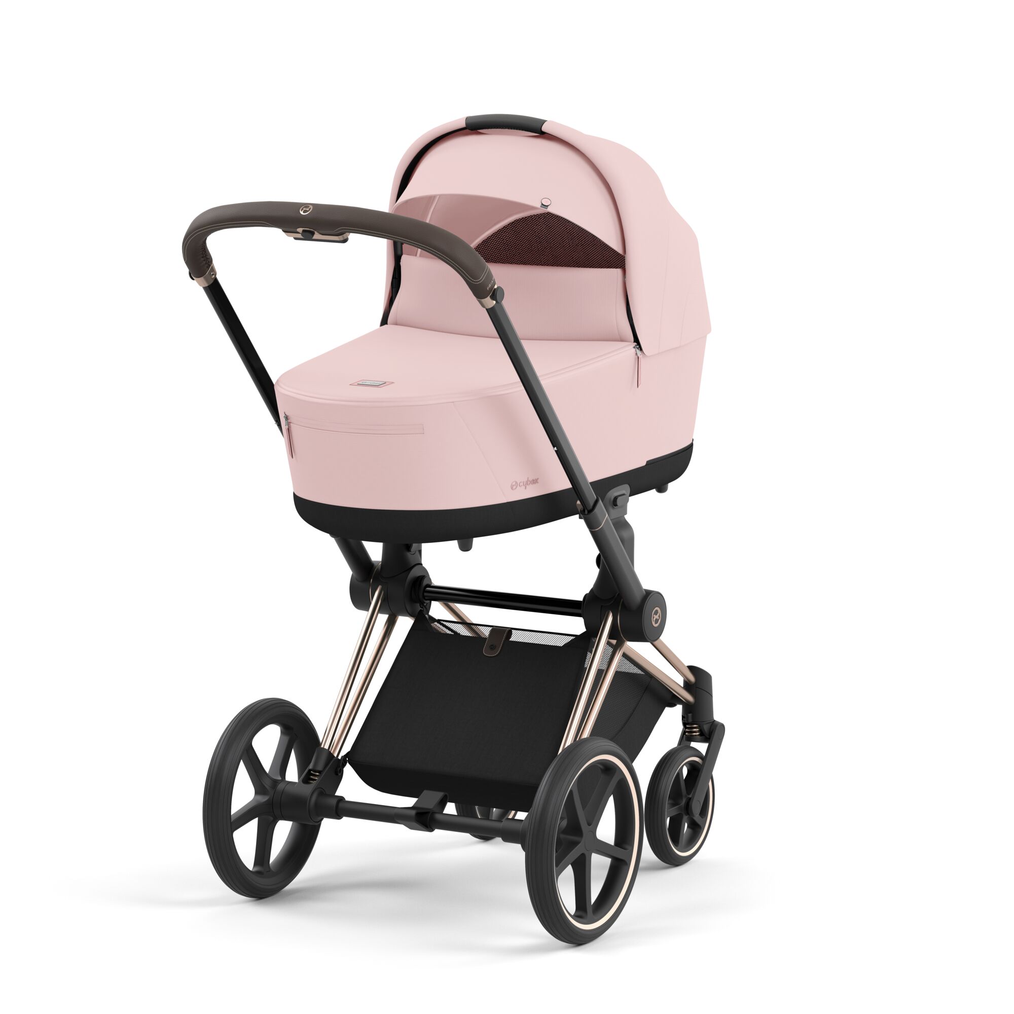 Коляска 2в1 Cybex Priam IV Rosegold розовый - фото 5