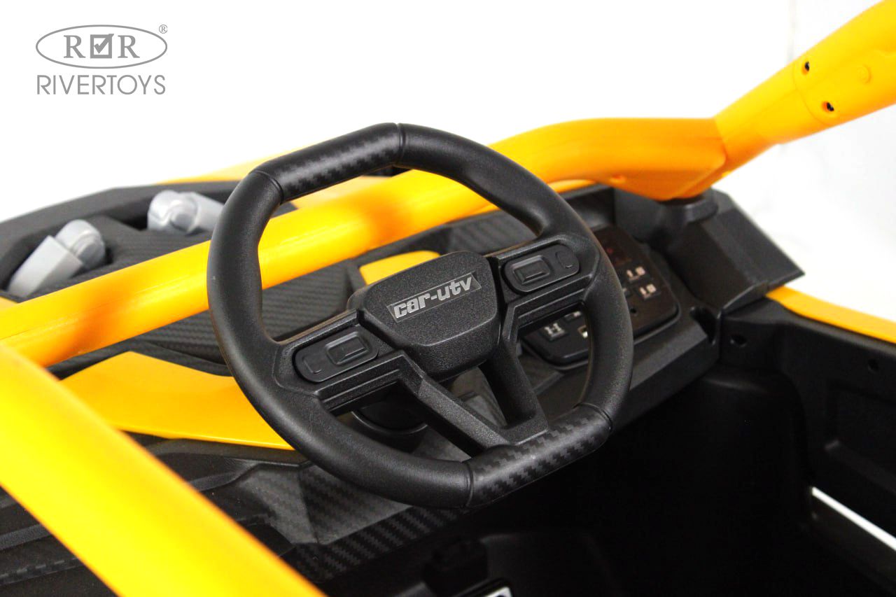 Электромобиль RIVERTOYS Z707ZZ-YELLOW С пультом ДУ - фото 16