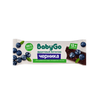 Батончик фруктовый BabyGo с черникой 25 г с 12месяцев