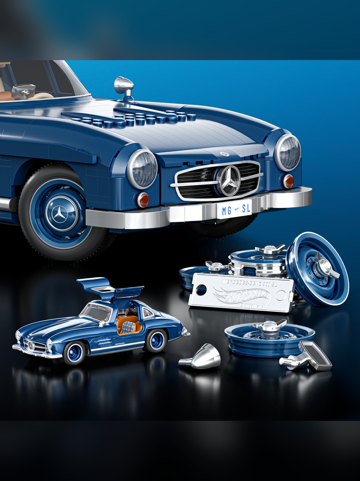 Конструктор Brick Shop Mercedes-Benz 300SL - фото 4
