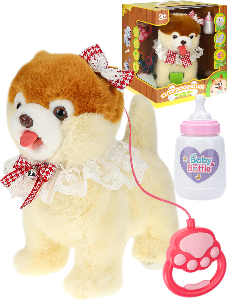 Игрушка мягкая Рыжий кот собачка - фото 1