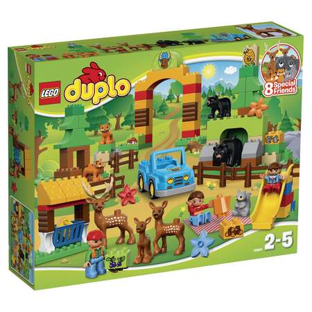 Конструктор LEGO DUPLO Лесной заповедник блочный