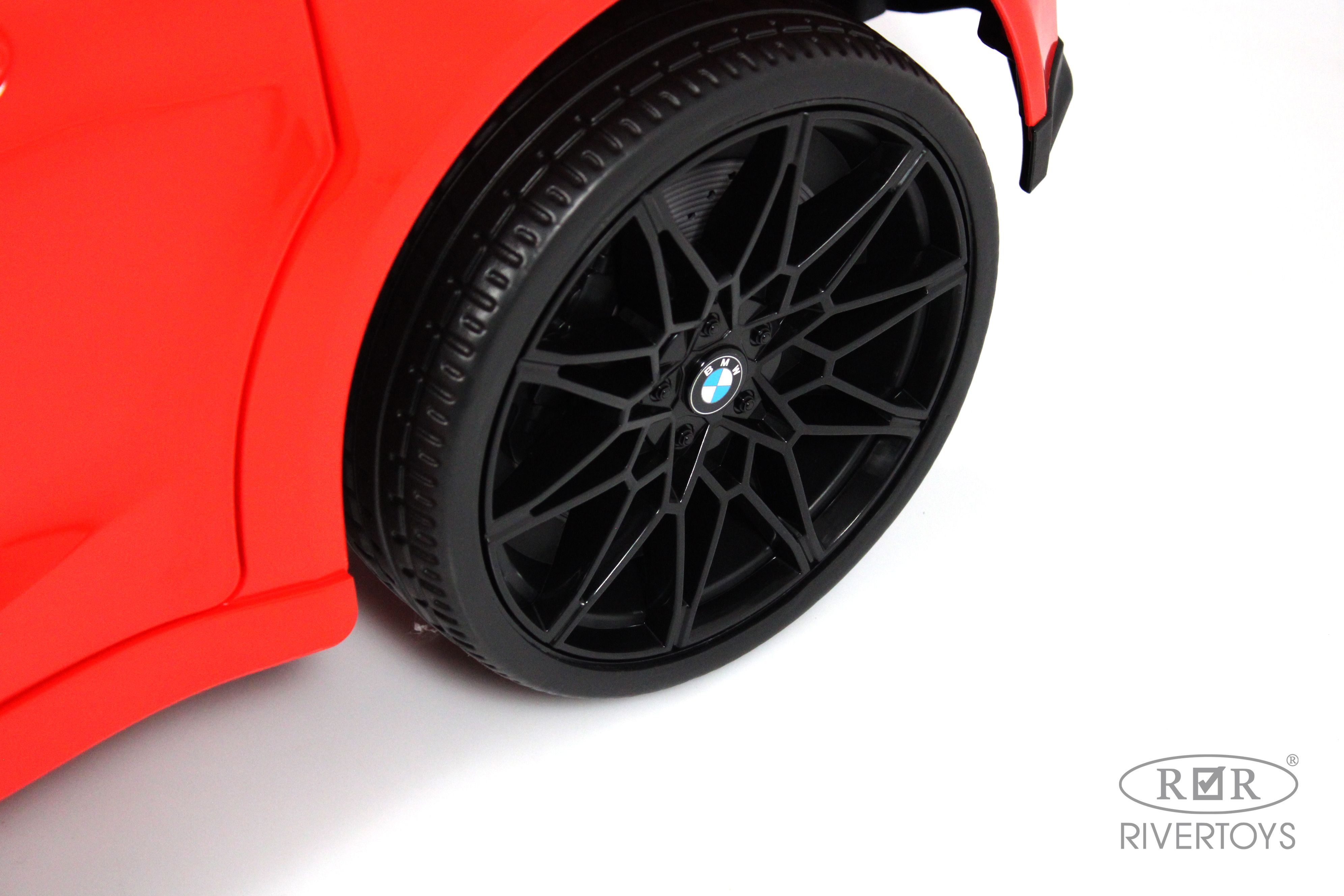 Электромобиль RIVERTOYS BMW A004AA-BMW-RED С пультом ДУ - фото 11